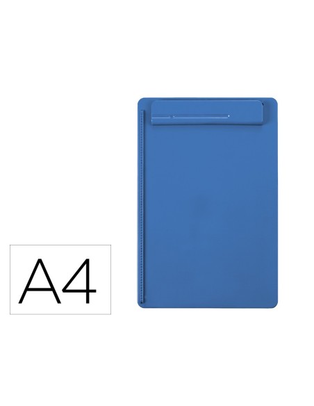 PORTANOTAS MAUL GO A4 PLAST.RECICLADO PINZA AZ.