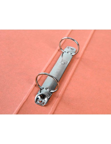 CARPETA 2 A 25 MM CARTON CUERO FL.