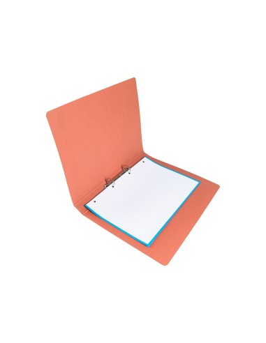 CARPETA 2 A 25 MM CARTON CUERO FL.