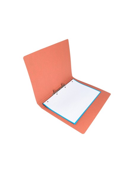 CARPETA 2 A 25 MM CARTON CUERO FL.