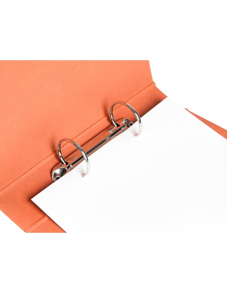 CARPETA 2 A 40 MM CARTON CUERO 4º APAISADO