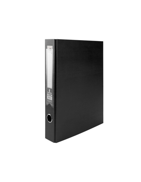 ARCH.ANILLAS 40 MM C.FORRADO FL.NEGRO C/OLLAO Y TARJETERO