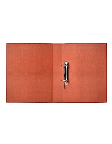 CARPETA 2 A 40 MM MIXTAS C.FORRADO CUERO FL.