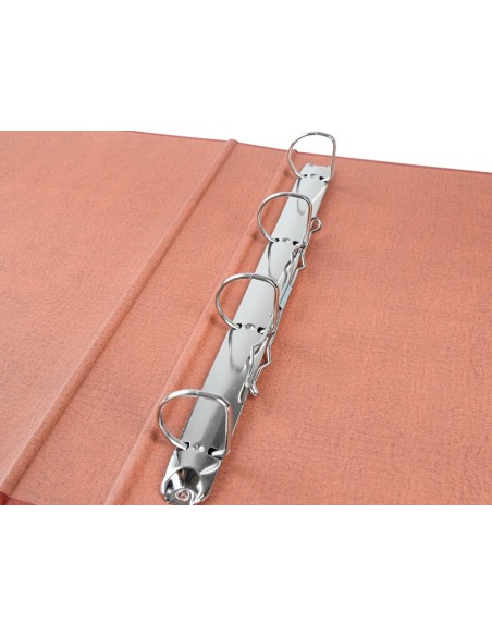 CARPETA 4 A 25 MM MIXTAS C.FORRADO CUERO FL.