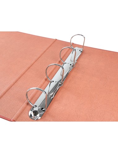 CARPETA 4 A 40 MM MIXTAS C.FORRADO CUERO FL.