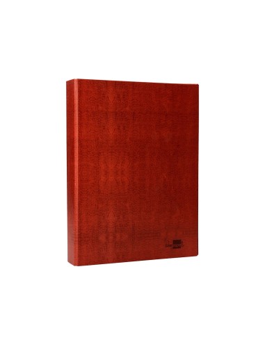 CARPETA 4 A 40 MM MIXTAS C.FORRADO CUERO FL.