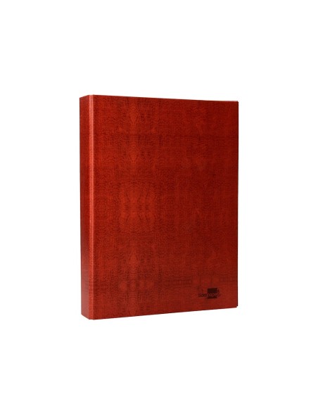 CARPETA 4 A 40 MM MIXTAS C.FORRADO CUERO FL.