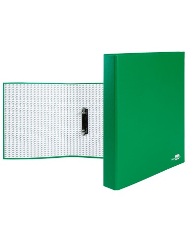 CARPETA 2 A 25 MM MIXTAS C.FORRADO PAPER FL.VERDE