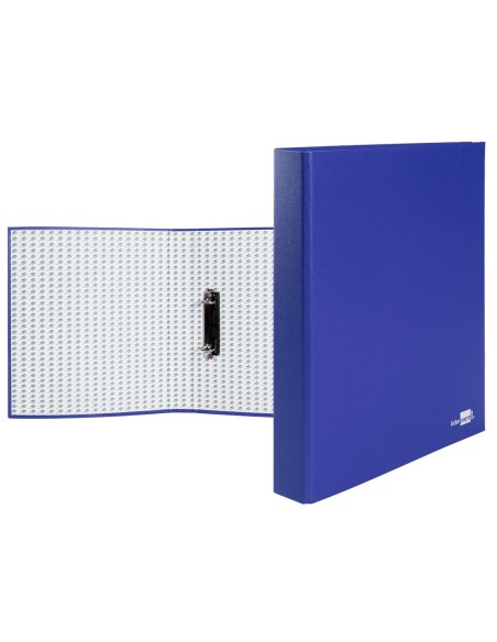 CARPETA 2 A 25 MM MIXTAS C.FORRADO PAPER FL.AZUL