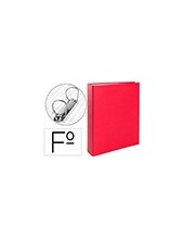 CARPETA 2 A 40 MM MIXTAS C.FORRADO PAPER FL.ROJA 2