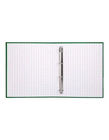 CARPETA 4 A 25 MM MIXTAS C.FORRADO PAPER FL.VERDE