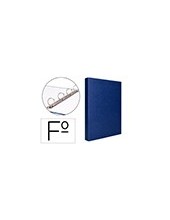 CARPETA 4 A 25 MM MIXTAS C.FORRADO PAPER FL.AZUL 2