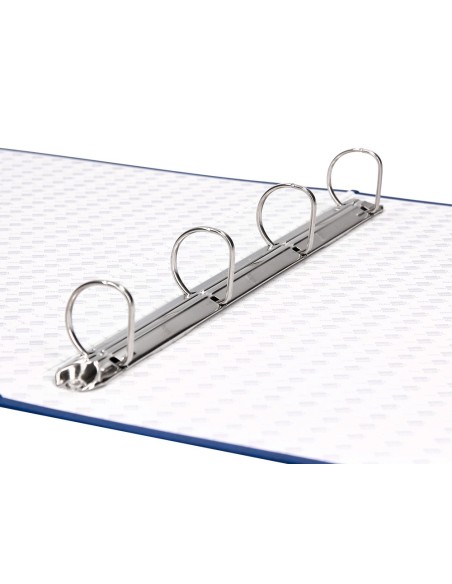 CARPETA 4 A 25 MM MIXTAS C.FORRADO PAPER FL.AZUL