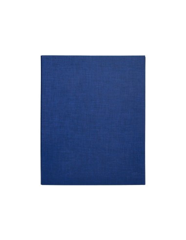 CARPETA 4 A 40 MM MIXTAS C.FORRADO PAPER FL.AZUL