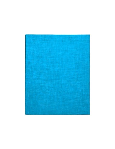 CARPETA 4 A 25 MM MIXTAS C.FORRADO COAT FL.I-CELESTE