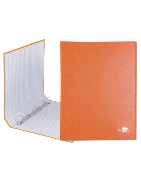 CARPETA 4 A 25 MM MIXTAS C.FORRADO COAT FL.I-NARANJA
