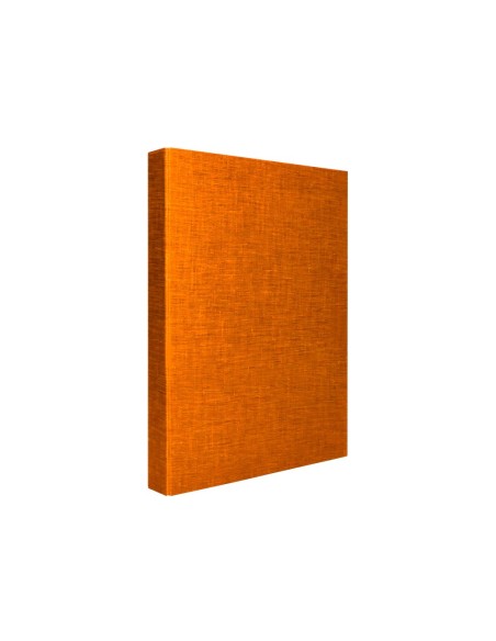 CARPETA 4 A 25 MM MIXTAS C.FORRADO COAT FL.I-NARANJA