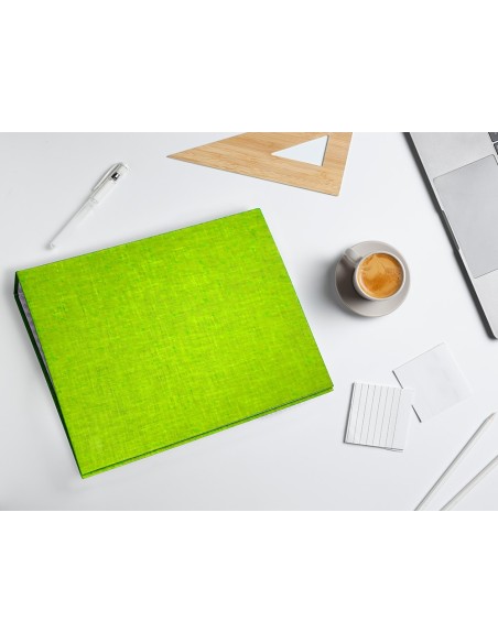 CARPETA 4 A 25 MM MIXTAS C.FORRADO COAT FL.I-VERDE