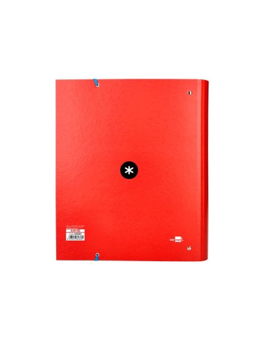 CARPETA RECAMBIO Y SOLAPA ANTARTIK A4 CUADRO 5MM FORR.4A.RED.40MM RJ.