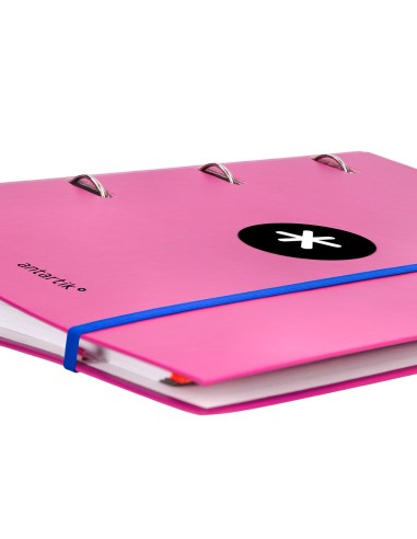 CARPETA RECAMBIO Y SOLAPA ANTARTIK A4 CUADRO 5MM FORR.4A.RED.40MM RS.