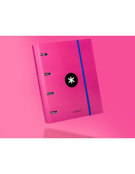 CARPETA RECAMBIO Y SOLAPA ANTARTIK A4 CUADRO 5MM FORR.4A.RED.40MM RS.