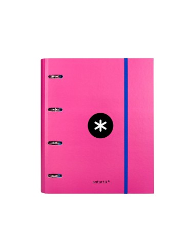 CARPETA RECAMBIO Y SOLAPA ANTARTIK A4 CUADRO 5MM FORR.4A.RED.40MM RS.