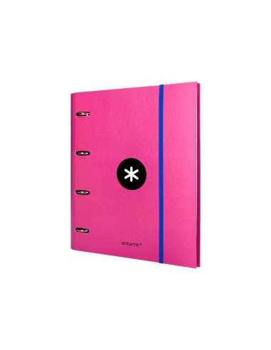 CARPETA RECAMBIO Y SOLAPA ANTARTIK A4 CUADRO 5MM FORR.4A.RED.40MM RS.