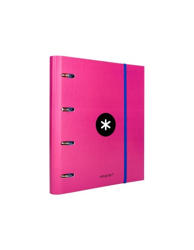 CARPETA RECAMBIO Y SOLAPA ANTARTIK A4 CUADRO 5MM FORR.4A.RED.40MM RS.