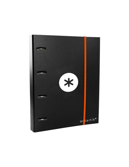 CARPETA RECAMBIO Y SOLAPA ANTARTIK A4 CUADRO 5MM FORR.4A.RED.40MM NG.