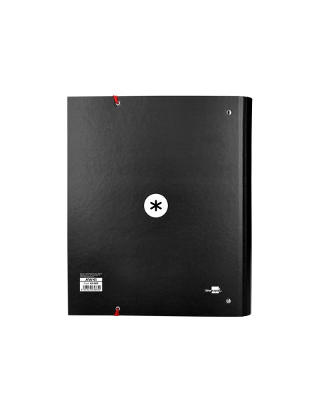 CARPETA RECAMBIO Y SOLAPA ANTARTIK A4 CUADRO 5MM FORR.4A.RED.40MM NG.