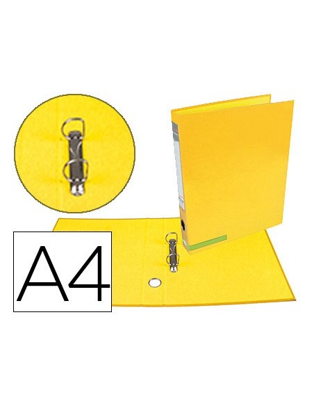 CARPETA 2A.25MM.MIXTAS A4 FORRADO SYSTEM C/OLLADO TARJETERO AM.AY20