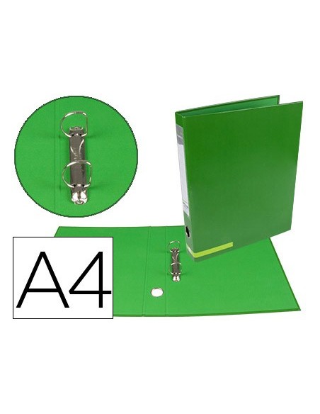 CARPETA 2A.25MM.MIXTAS A4 FORRADO SYSTEM C/OLLADO TARJETERO VE.AY22