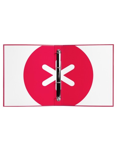 CARPETA 4AN.40MM MIXTAS  ANTARTIK A4 FORRADA FRAMBUESA