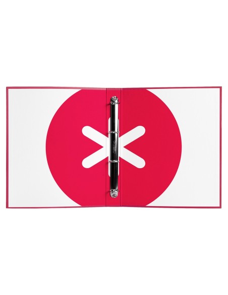 CARPETA 4AN.40MM MIXTAS  ANTARTIK A4 FORRADA FRAMBUESA