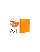 CARPETA 4AN.40MM MIXTAS  ANTARTIK A4 FORRADA MOSTAZA 2