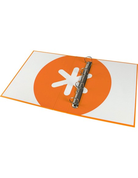 CARPETA 4AN.40MM MIXTAS  ANTARTIK A4 FORRADA MOSTAZA