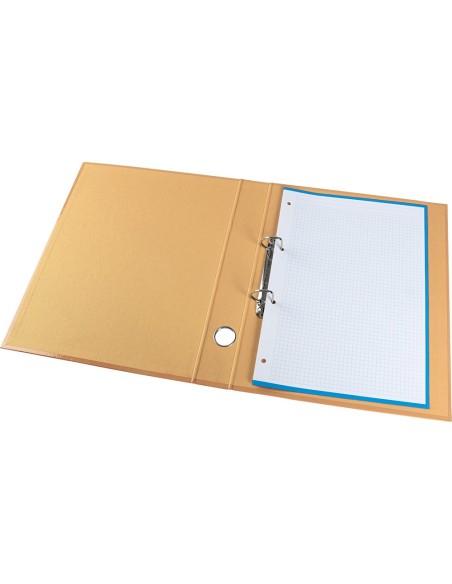 CARPETA 2AN.25MM MIXTAS  A4 FORRADO SYSTEM OLLAO TARJETERO MELOCOTON