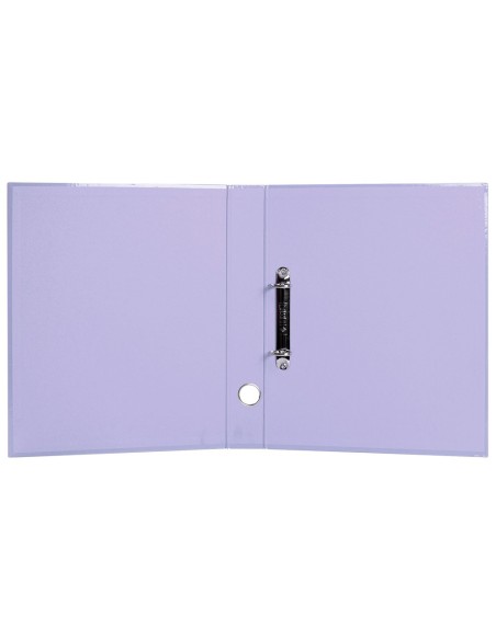 CARPETA 2AN.25MM MIXTAS  A4 FORRADO SYSTEM OLLAO TARJETERO LAVANDA
