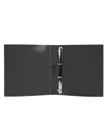 CARPETA 4 ANILLAS 25MM MIXTAS PP. A4 NG. OPACO