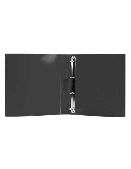 CARPETA 4 ANILLAS 25MM MIXTAS PP. A4 NG. OPACO