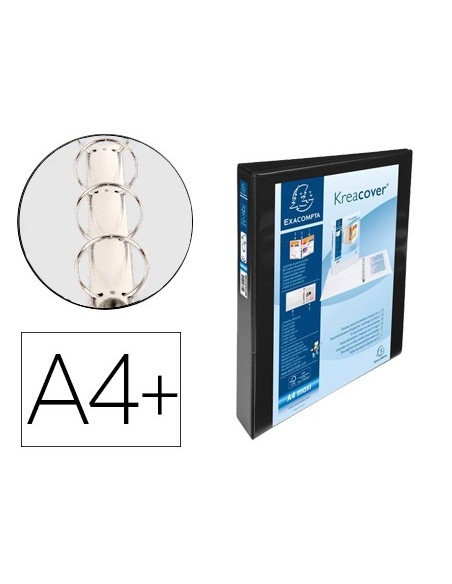 CARPETA EXACOMPTA CANGURO 4A 16MM A4+ CARTON FORRADO PP PERSO.3 BOL.