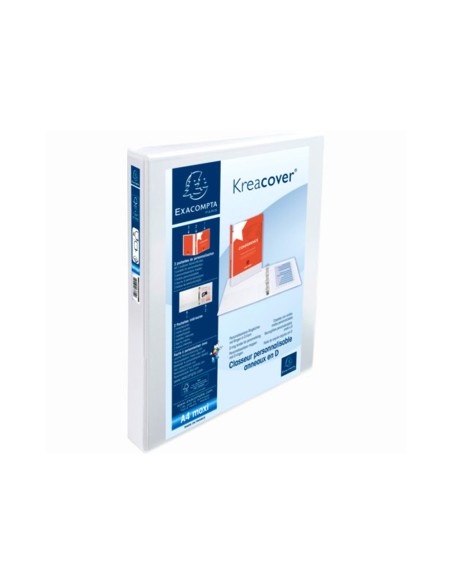 CARPETA EXACOMPTA 4 ANILLAS 30MM A4+ CARTON FORRADO PP. PERSO.3 BOL.