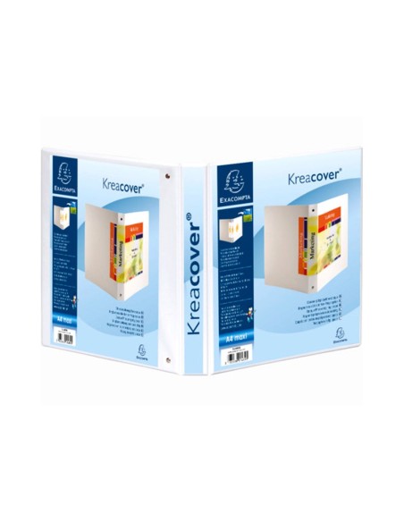 CARPETA EXACOMPTA 4 ANILLAS 30MM A4+ CARTON FORRADO PP. PERSO.3 BOL.