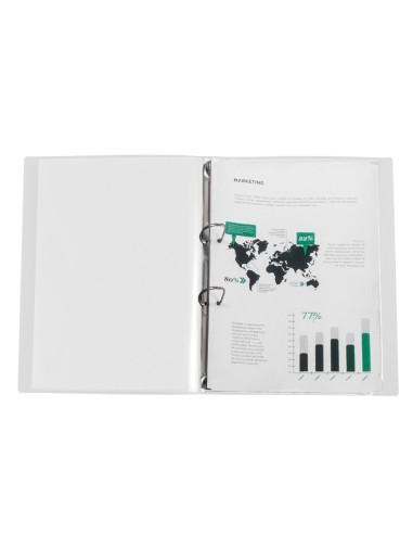 CARPETA  2AN.25MM MIXTAS PP.A4 TPTE.