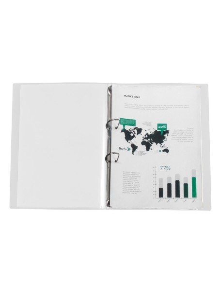 CARPETA  2AN.25MM MIXTAS PP.A4 TPTE.