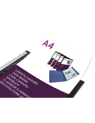 CARPETA  2AN.25MM MIXTAS PP.A4 NG.OPACO