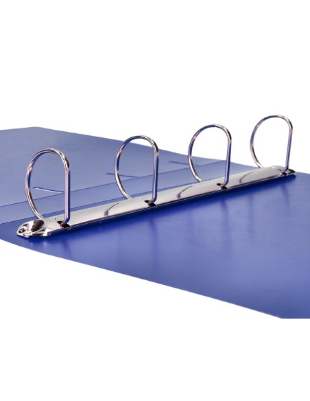 CARPETA LIDERPAPEL 4AN.MIXTAS 40MM PP.A4 AZ. TRANSLUCIDO