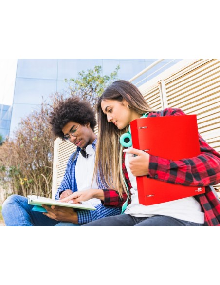 CARPETA LIDERPAPEL 4AN.MIXTAS 40MM PP.A4 RJ. TRANSLUCIDO