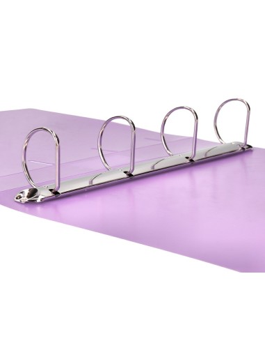 CARPETA LIDERPAPEL 4AN.MIXTAS 40MM PP.A4 LAVANDA OPACO