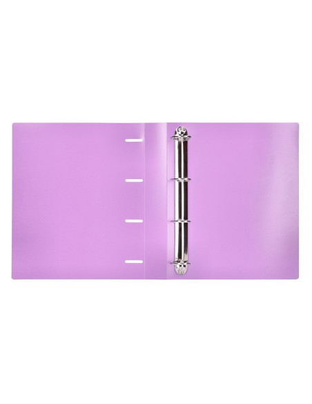 CARPETA LIDERPAPEL 4AN.MIXTAS 40MM PP.A4 LAVANDA OPACO